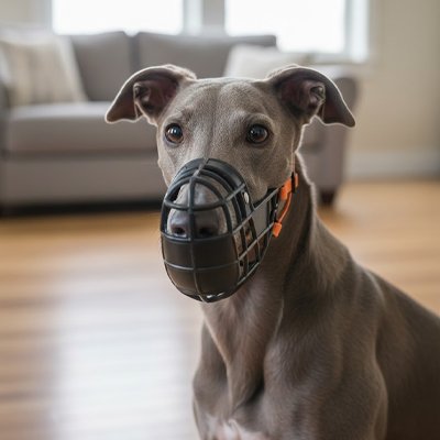 Muselière pour chien​ anti aboiement ajustable