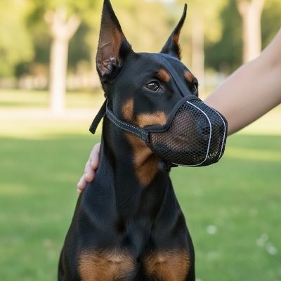Muselière pour chien​ soupleanti lèchage 