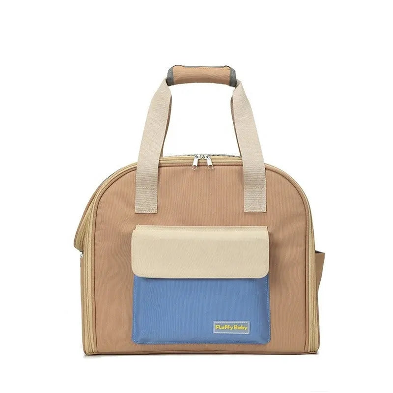  sac à dos pour chien multifonction beige