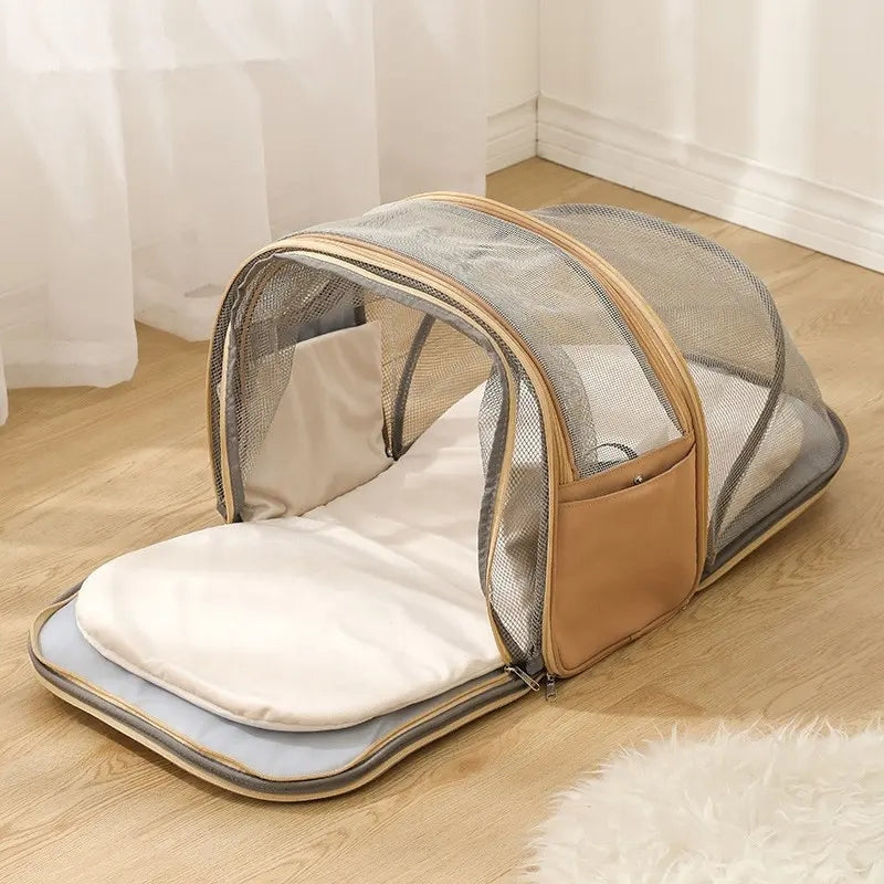 Sac à dos pour chien multifonction en lit
