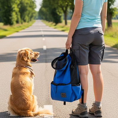 Sac à dos pour Chien style sport