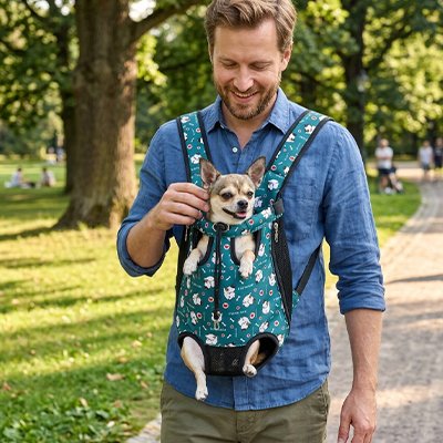 Sac de transport de chien bretelles réglables