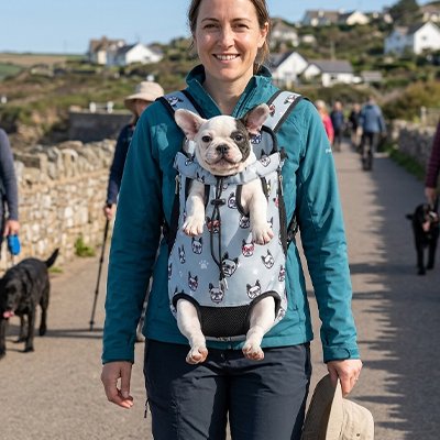 Sac de transport de chien main libre