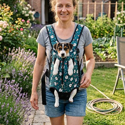 Sac de transport de chien tissu en maille respirant 