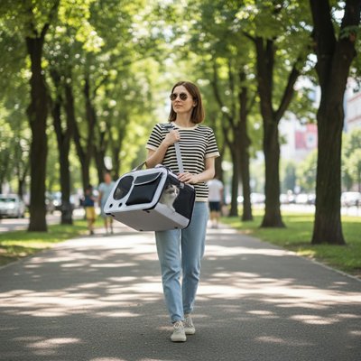 Sac de transport pour Chien main libre