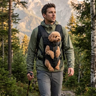 Sac de transport pour Chien ventral main libre