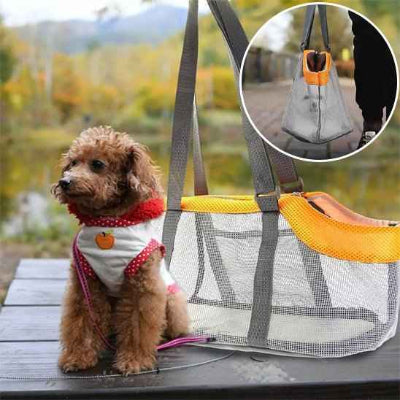 Sac transport chien en nylon lavable