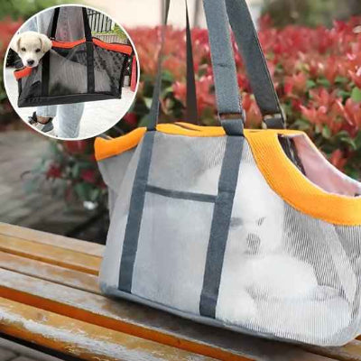 Sac transport chien en nylon pliable