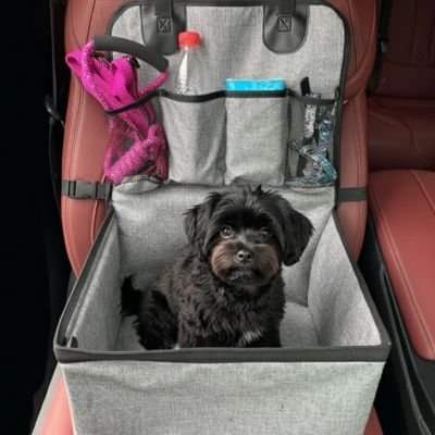 Siege auto pour chien moelleux