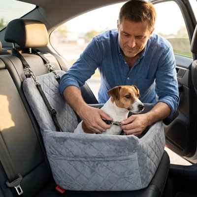 SIEGE AUTO POUR CHIEN | Easy travel